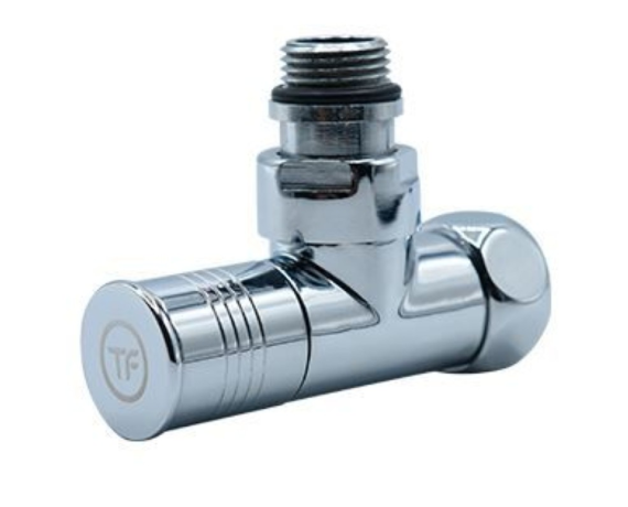 Вентиль для полотенцесушителя Thermofix (угловой,маховик крест, 1/0*3/4 г/г)