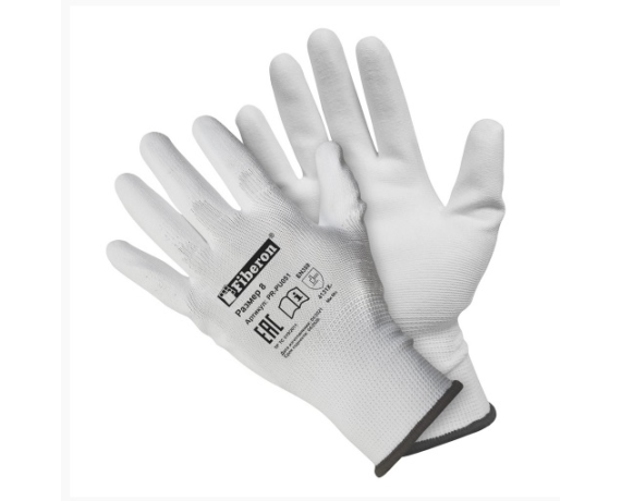 Перчатки защитные с полиуретановым обливом размер 8