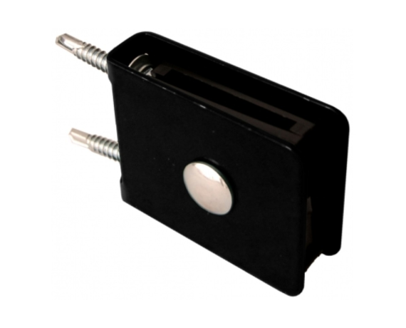 Крепление к столбам ворот/калиток RAL 9005 Черный