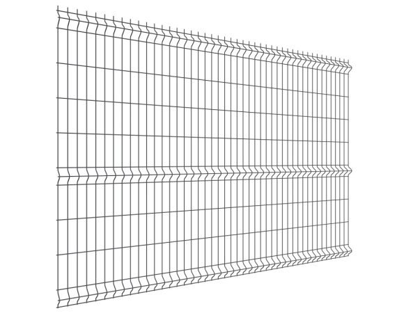 Панель Medium 2,03*2,5 м, ячейка 200*55 мм, пруток 4 мм RAL 7024 Серый GL