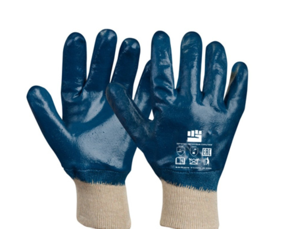 Перчатки МБС (синие) манжет