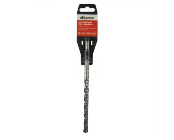 Бур DERZHI SDS plus ПРО (4 резца) ф 12*150/210 8300-205