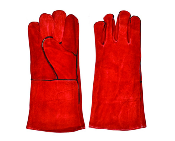 Краги красные 35 см ПРОФЕССИОНАЛ 08025