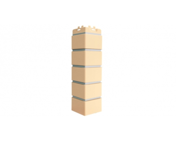 Угол Grand Line Клинкерный кирпич Design бежевый (шов 7004)