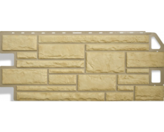 Панель фасадная Альта Профиль Камень Жёлтый S-0,46 кв.м 1130*470мм