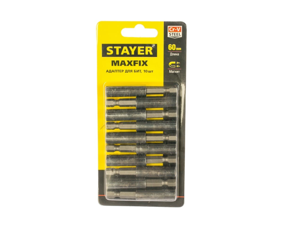 Адаптер STAYER MASTER для бит комбинированный магнитный,60мм