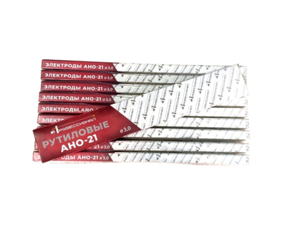 Электроды сварочные АНО-21 ПРОФЕССИОНАЛ (рутиловые) d.3,0 (1 кг) 845693