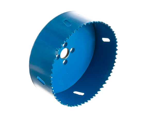 Коронка биметаллическая ЗУБР 114мм,быстрорежущая сталь