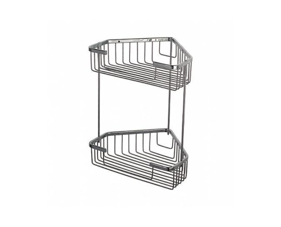 L335-1 Полка угловая 2-ярусная,решетка