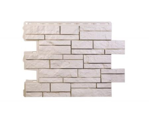 Панель фасадная Альта Профиль Шотландия ЭКО Кремовый S-0,38 кв.м 800*590мм