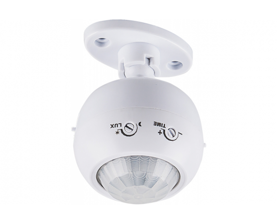 Датчик движения SEN16 1200W 8m 120гр (верт.) 360гр (верт.) IP20 белый