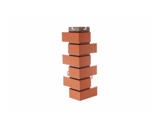 Наружный угол Альта-Профиль Кирпич Клинкерный Красный 450*160*31