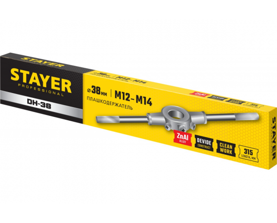 Плашкодержатель STAYER DH d=38мм