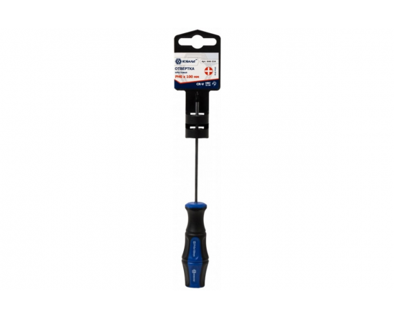 Отвертка крестовая Ultra Grip КОБАЛЬТ PH-0 х 100 мм CR-V, двухкомпонентная рукоятка