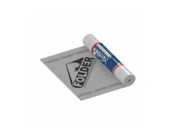 Гидроизоляционная пленка Folder Silver tape D (75м2)с клеевой полосой