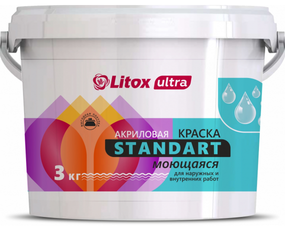 LITOX ULTRA Краска STANDART 3,0 кг