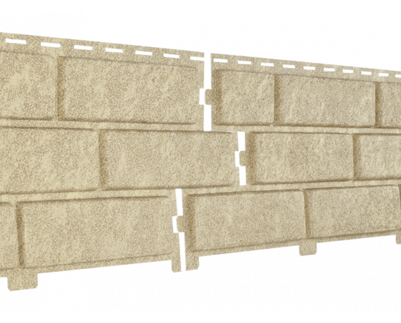 Сайдинг виниловый Stone-House КИРПИЧ песочный 0,23*3,025 10 шт./уп.