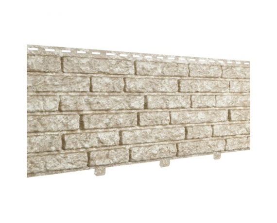Сайдинг виниловый Stone-House КВАРЦИТ светло-бежевый 0,252*2,0 15 шт./уп.