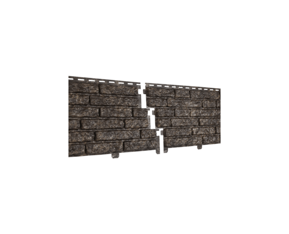 Сайдинг виниловый Stone-House КВАРЦИТ коричневый 0,252*2,0 15 шт./уп.